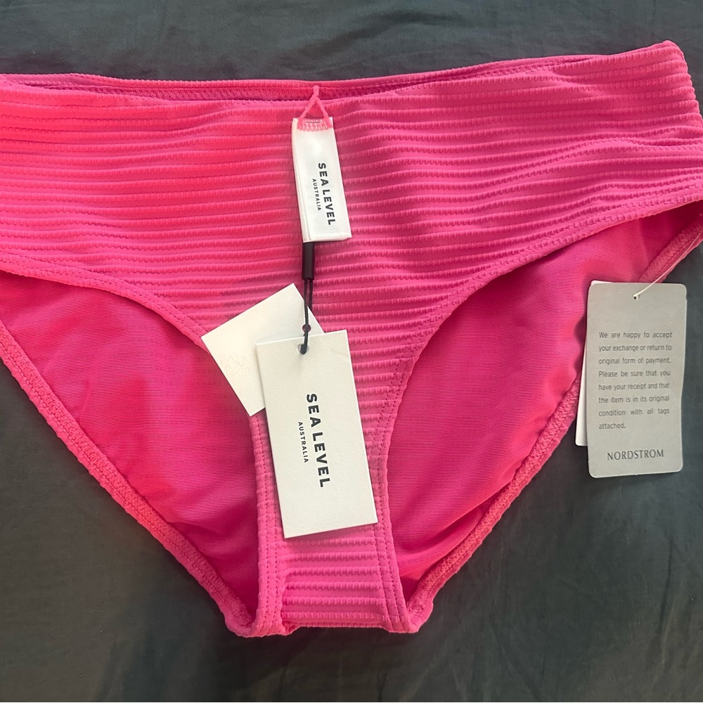 Sea Level Retro High Waist Bikini Bottoms M